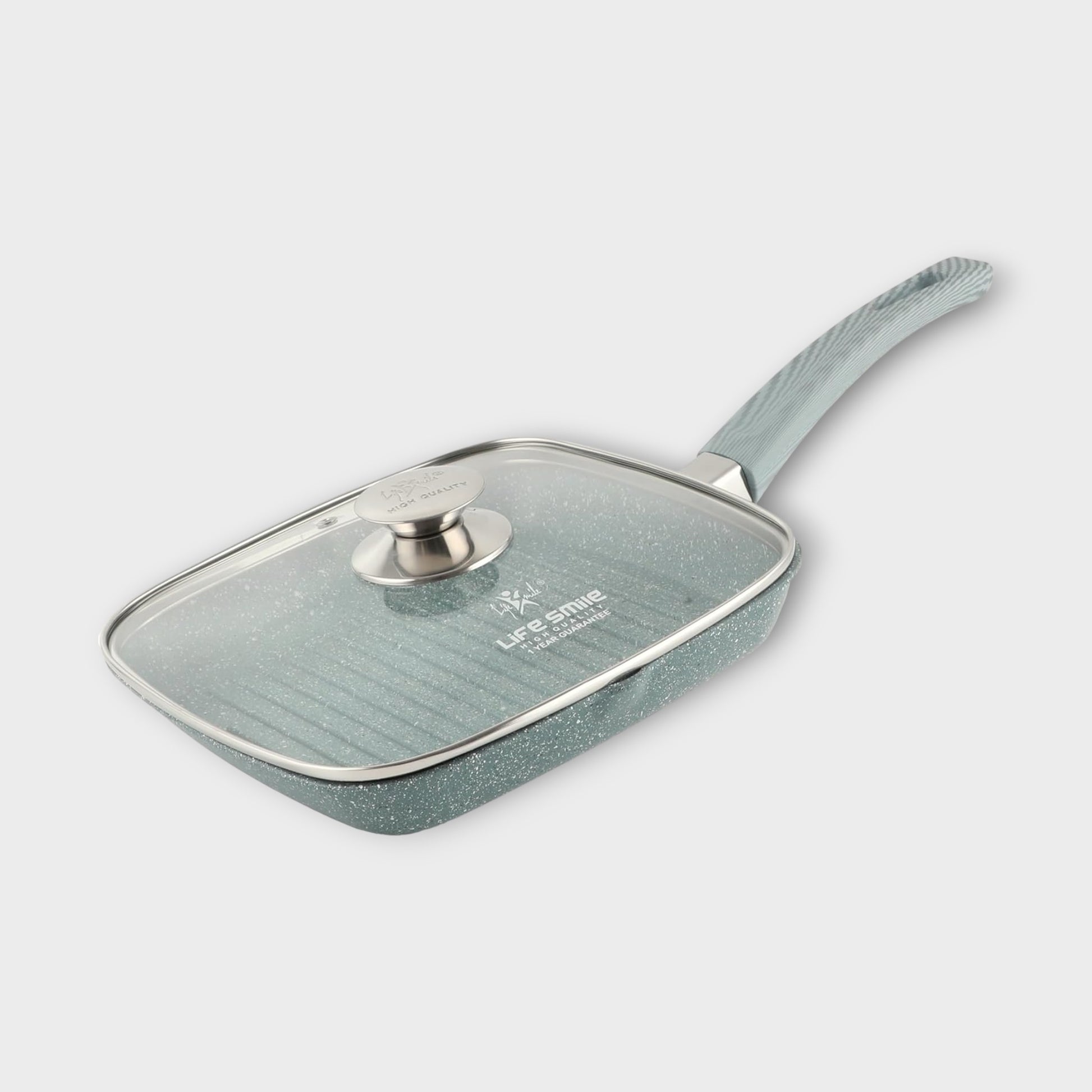 Non-Stick Granite Grill Pan. Indoor Grill for Even Cooking & Easy Cleaning.  pen_spark