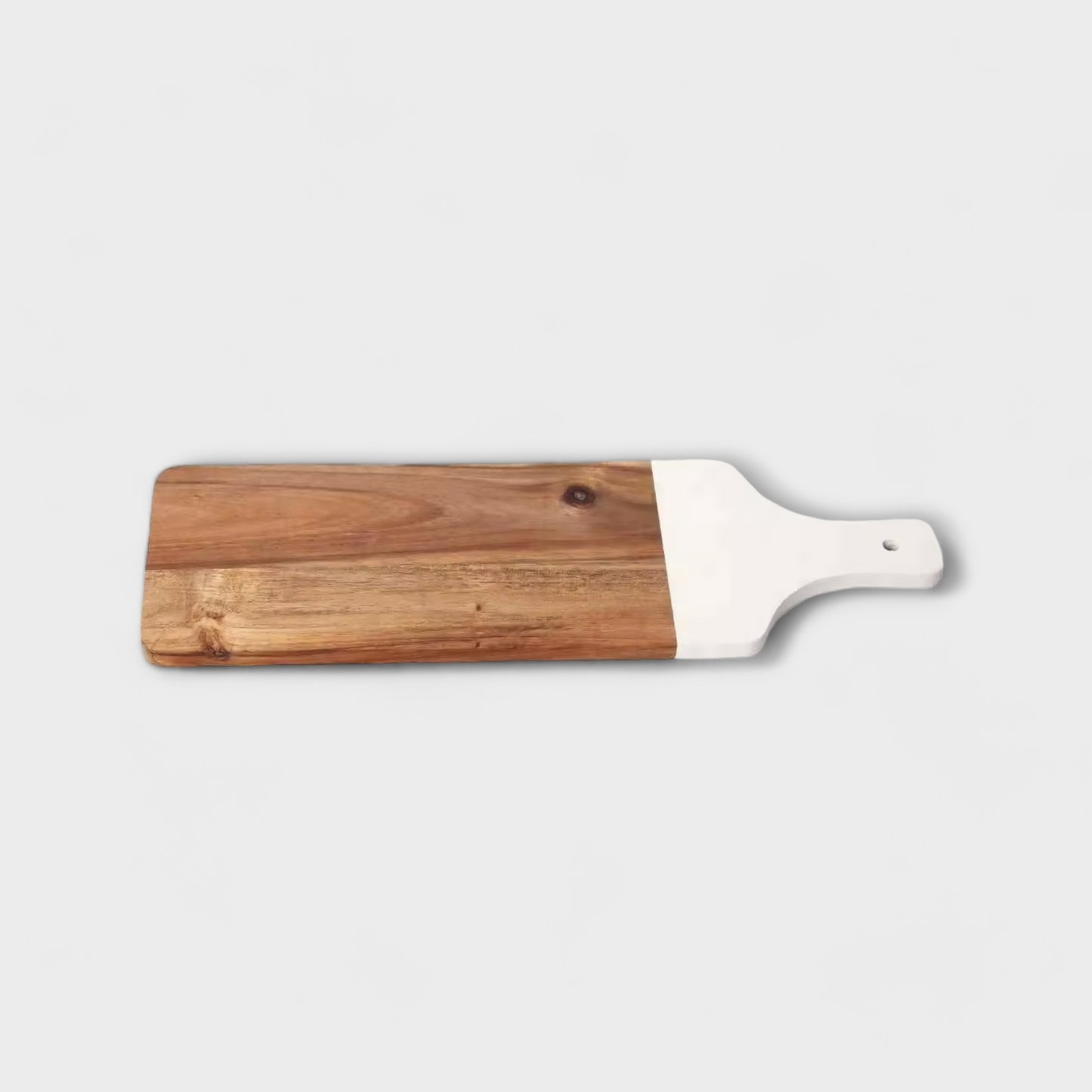 Cutting wood board with handle
